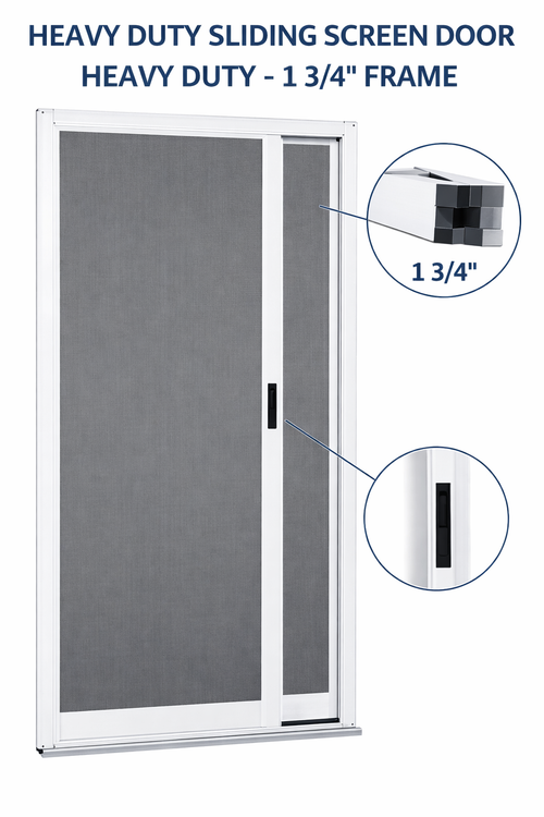 Sliding Screen Door – Custom Aluminum Patio Screen Door